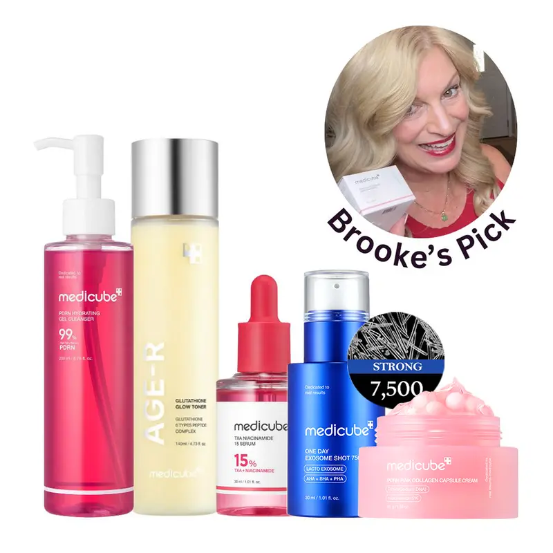 [medicube] Boise Brooke’s Aging Backwards Set | Youthful Skin, Liquid Skin Booster, Daily Intensive Care for Anti-Aging, Glass Glow, Korean Skincare, K-beauty - Trending Best Selling TikTok Shop Products Product August 2026