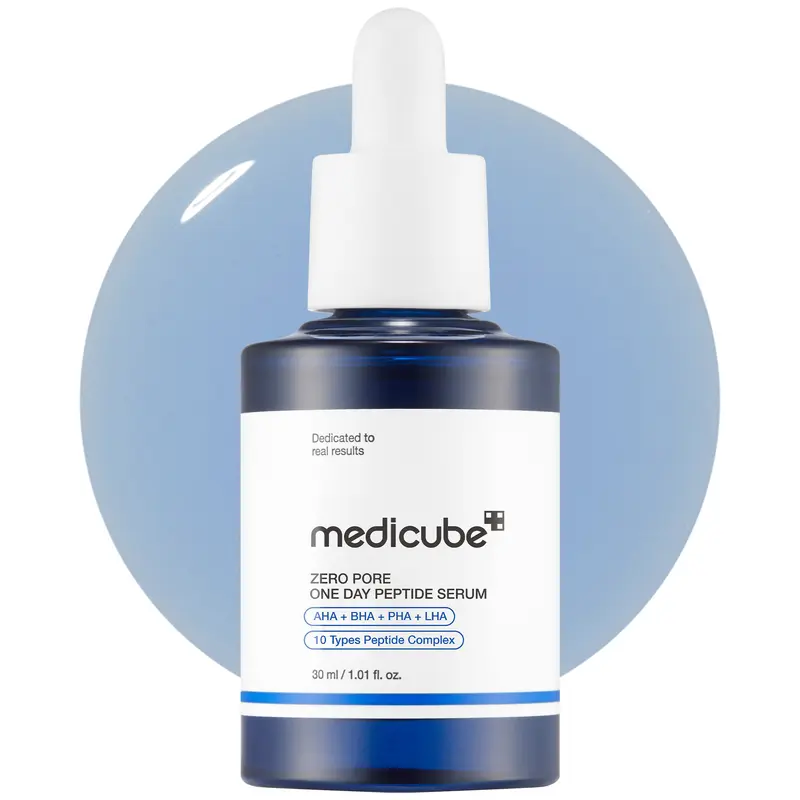 [medicube] Zero Pore One-day Peptide Serum | 15.2% AHA+BHA+PHA & 2% Niacinamide - Trending Best Selling TikTok Shop Products Product September 2026