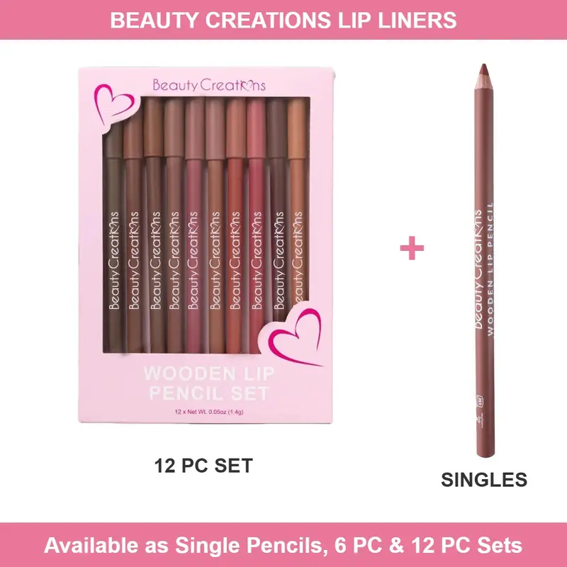Beauty Creations Lip Liner Pencils