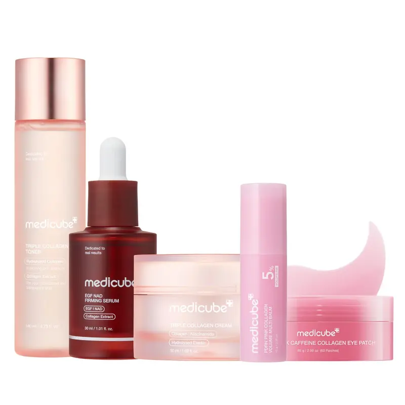 [NEW] [medicube] Gatekeeping My Real Age Set | 5-step Longevity, Anti- Aging Routine l PDRN & Volufiline & Collagen & NAD+ EGF Complex l Cares for Look of Fine Lines, Firming Care, Radiant & Youthful Looking, Plumping | Korean Skincare, K-Beauty - Trending Best Selling TikTok Shop Products Product August 2026