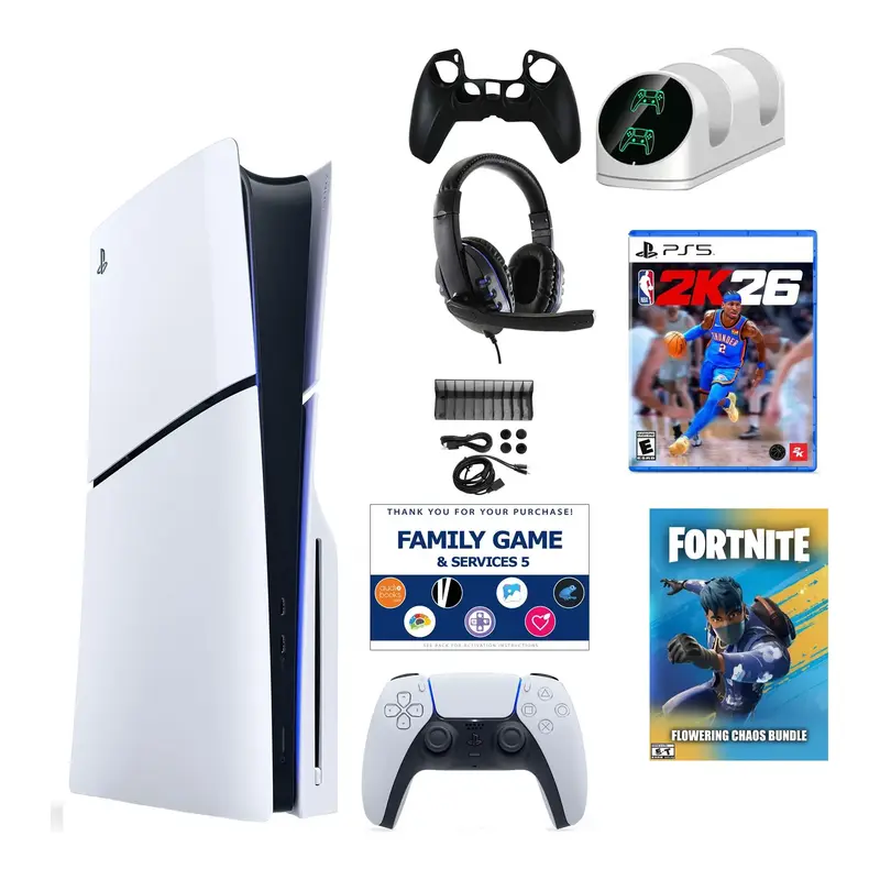 PS5 Slim Chaos with NBA 2K26 Accessories Kit & Voucher - Trending Highest Revenue TikTok Shop Products Product August 2026