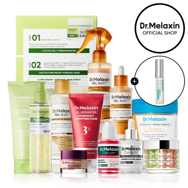 [Dr.Melaxin Live Exclusive Bundle] Glass Skin Reset Bundle | 12 Best-Selling Korean Skincare Essentials for Pores, Acne Marks, Dark Spots & Texture Care | Complete Glass Glow Routine for Smoother, Clearer & Radiant Skin - Trending Highest Revenue TikTok Shop Products Product August 2026