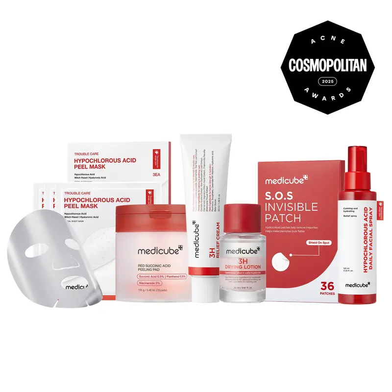 [medicube] Ghost My Stressed Skin Set for Acne Prone, Troubled, Breakout-Prone Skin, | Exfoliating, Calming, Soothing, Comforting, Barrier Support, Tone & Texture Care | Korean Skincare, K-Beauty - Trending Best Selling TikTok Shop Products Product September 2026