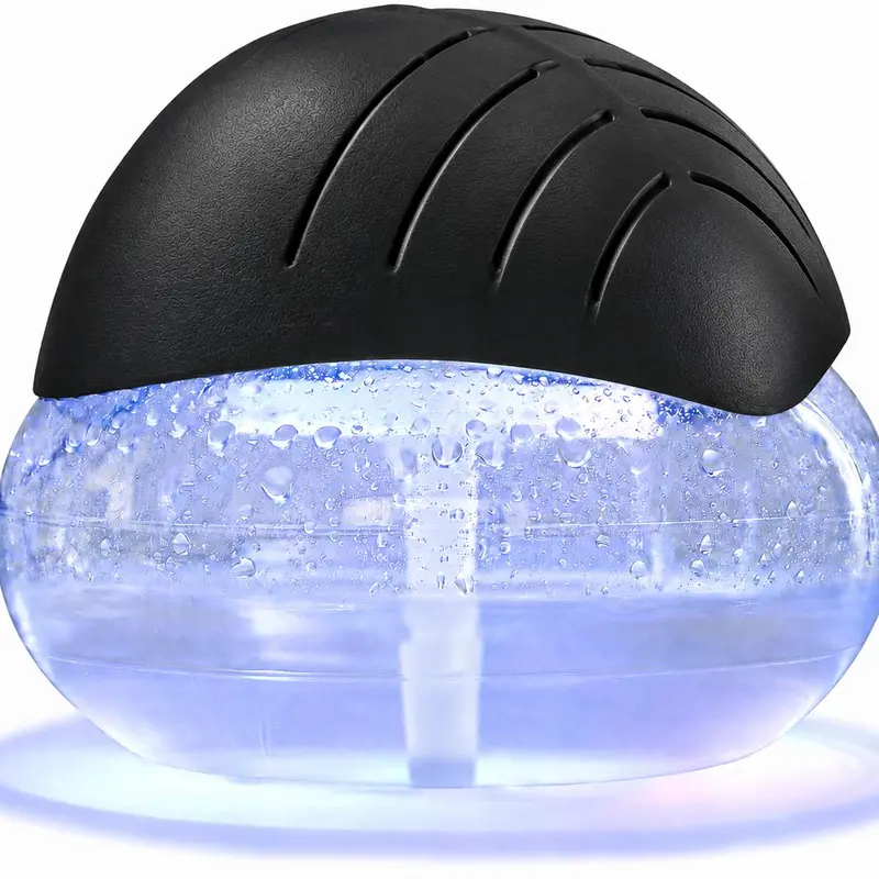 Air Purifier- Water Air Revitalizer, Air Washer, Air Freshener, Room Aromatizer, Aroma and Essential Oil Diffuser with 7 Color adjustable LED Lights- For and Pets